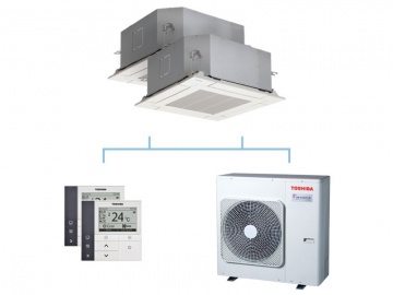 Aer conditionat caseta Toshiba cu controler optional perete